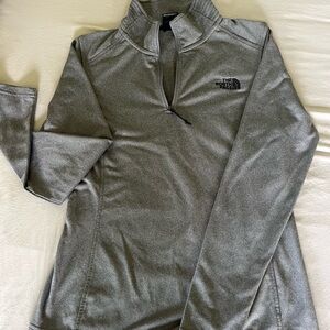 The North Face Gray Quarter-Zip Pullover